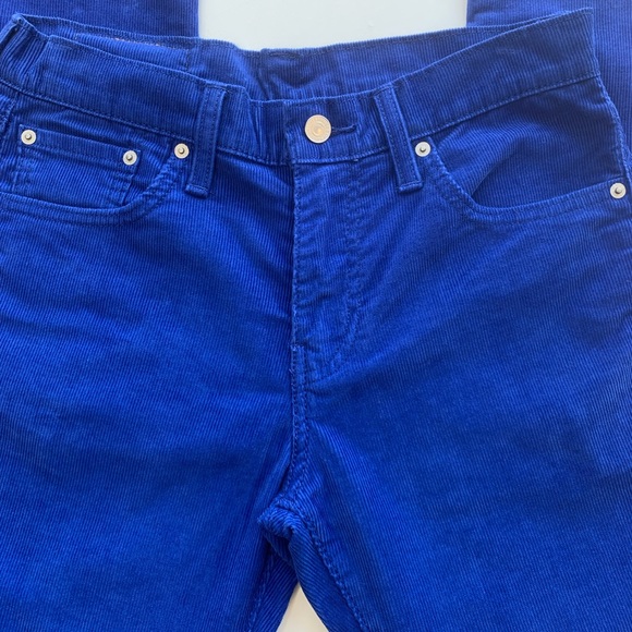 COPY - Levi’s 511 Corduroy Cobalt Blue Pants Straight Leg Electric Pockets W 30… - Picture 11 of 16